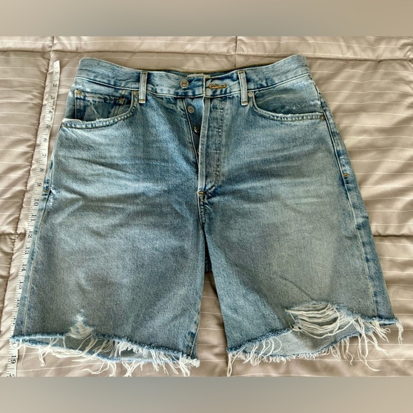 Citizens Of Humanity Light Blue Jean Shorts - Picture 1 of 12